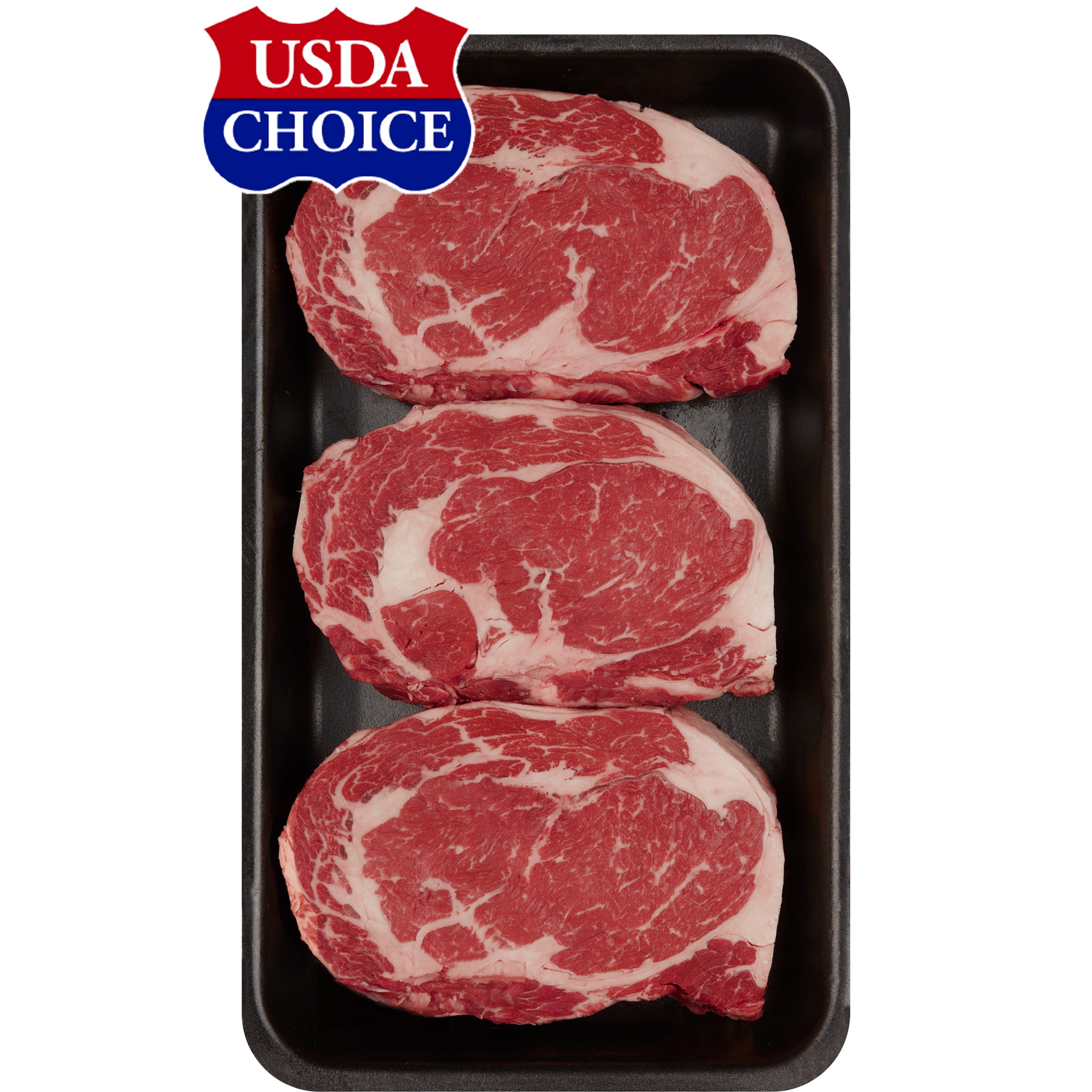 Beef Choice Angus Ribeye Steak Family Pack, 2.26 3.15 lb