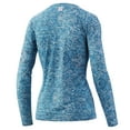 thumbnail image 2 of Huk Women's VC Turtlegrass Pursuit Performance Shirt (Turtlegrass - Blue Radiance, Medium), 2 of 3