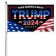 thumbnail image 5 of Trump 2024 para Exteriores 90x150cm Protección UV Jardín Porche Césped, 5 of 9