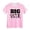 1-Pink136, variant on Byoo Big Sis Tee Shirt for Toddler Girl Letter Printed Short Sleeve Crew Neck Lightweight T-Shirt Top