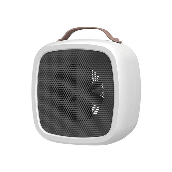 Bewildely Calentador de ventilador Mini pequeño en tamaño grande en energía soplador de aire caliente portátil sin luz fácil de operar más cálido Electrodomésticos Blanco Sistema Británico Bewildely HA072050-03