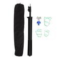 thumbnail image 2 of IV Pole Stand, Aluminum Alloy 2 Hook Foldable IV Pole 2 Set  for Home Care, 2 of 7