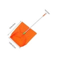 thumbnail image 2 of OUNONA 2-Pack Dual Portable Dustpan Set with Aluminum Frame and Wind-Resistant Fabric for Outdoor Yard and Garden Cleaning, 2 of 8
