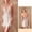 White, variant on Naittoop Lingerie for Women Sexy Deep V Neck Lace Chemise Cami Nighgown Exotic Negligee Sleepwear