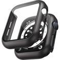 thumbnail image 1 of TAURI Paquete de 2 Estuches Rígidos Diseñados para Apple Watch Ultra 2 / Ultra 49mm, con Protector de Pantalla de Vidrio Templado 9H, [Sensible al Tacto] [Cobertura Completa] Cubierta Protectora Delga, 1 of 4
