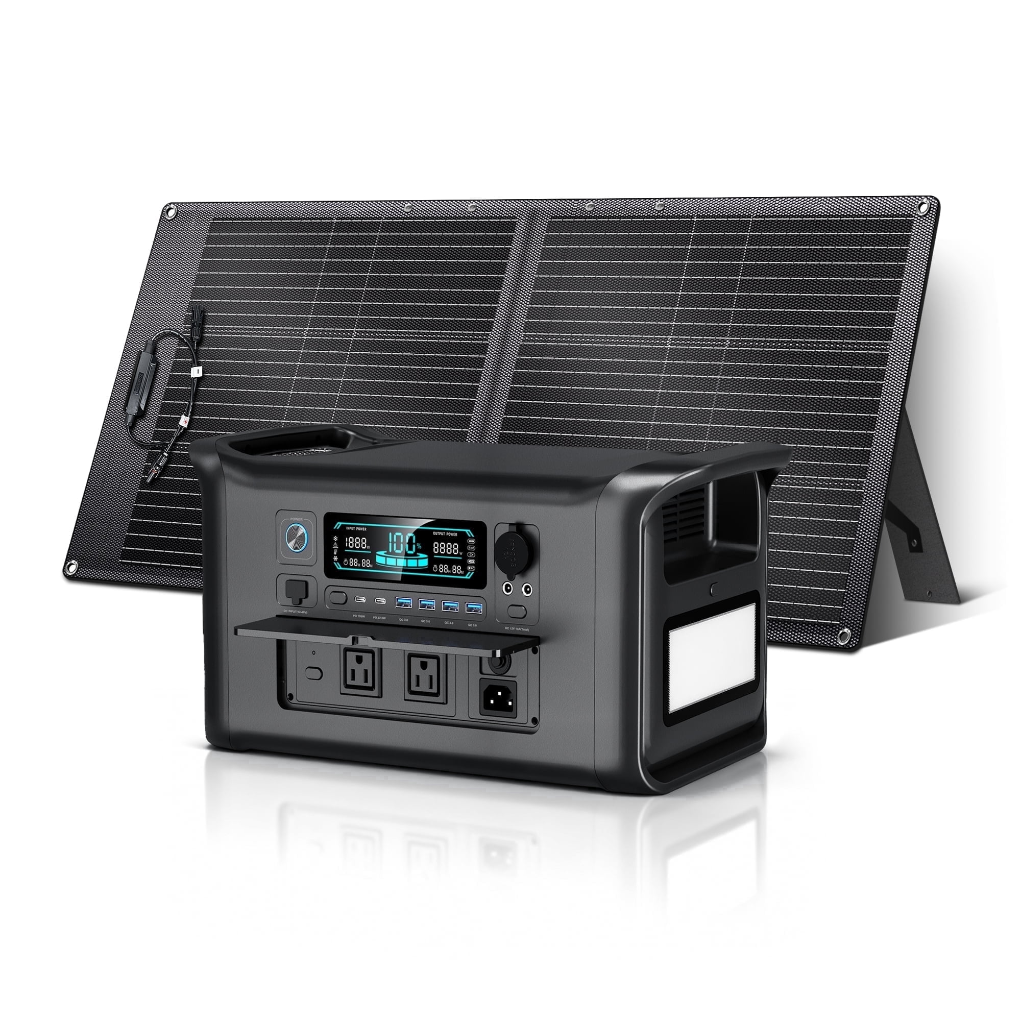 Anker 757 Power Station, 1500W Solar Generator, 1229Wh LiFePO4