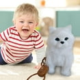 thumbnail image 4 of Gato Robot de Peluche Zulema Juguete Simulación Blanco, 4 of 8