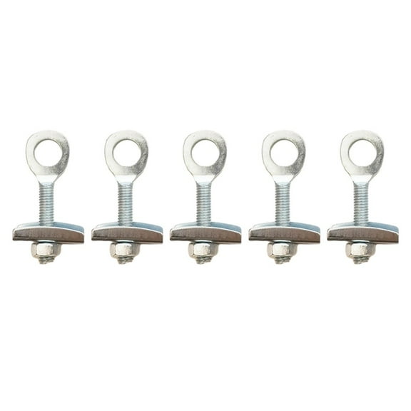 Xuanqin 5 Pcs Silver Chain Tensioner Adjuster for 47cc 49cc for ATV Dirt Bike Scooter Parts, Cycling