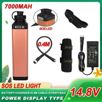 14.8v 10000mAh SOS Battery+Charger+1.5M Power Cable Set Bm5000 Electric Fishing Reel Battery Power display for Daiwa Bm2900 Tanacom 750/1000,Shimano
