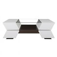 thumbnail image 1 of Bowery Hill Contemporary Wood Coffee Table in White, 1 of 6