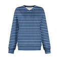 thumbnail image 4 of Fall Fashion Sweatshirt for Women V Neck Long Sleeve Pullover Top Dressy Casual Blouses Fall Winter Outfits, 4 of 6