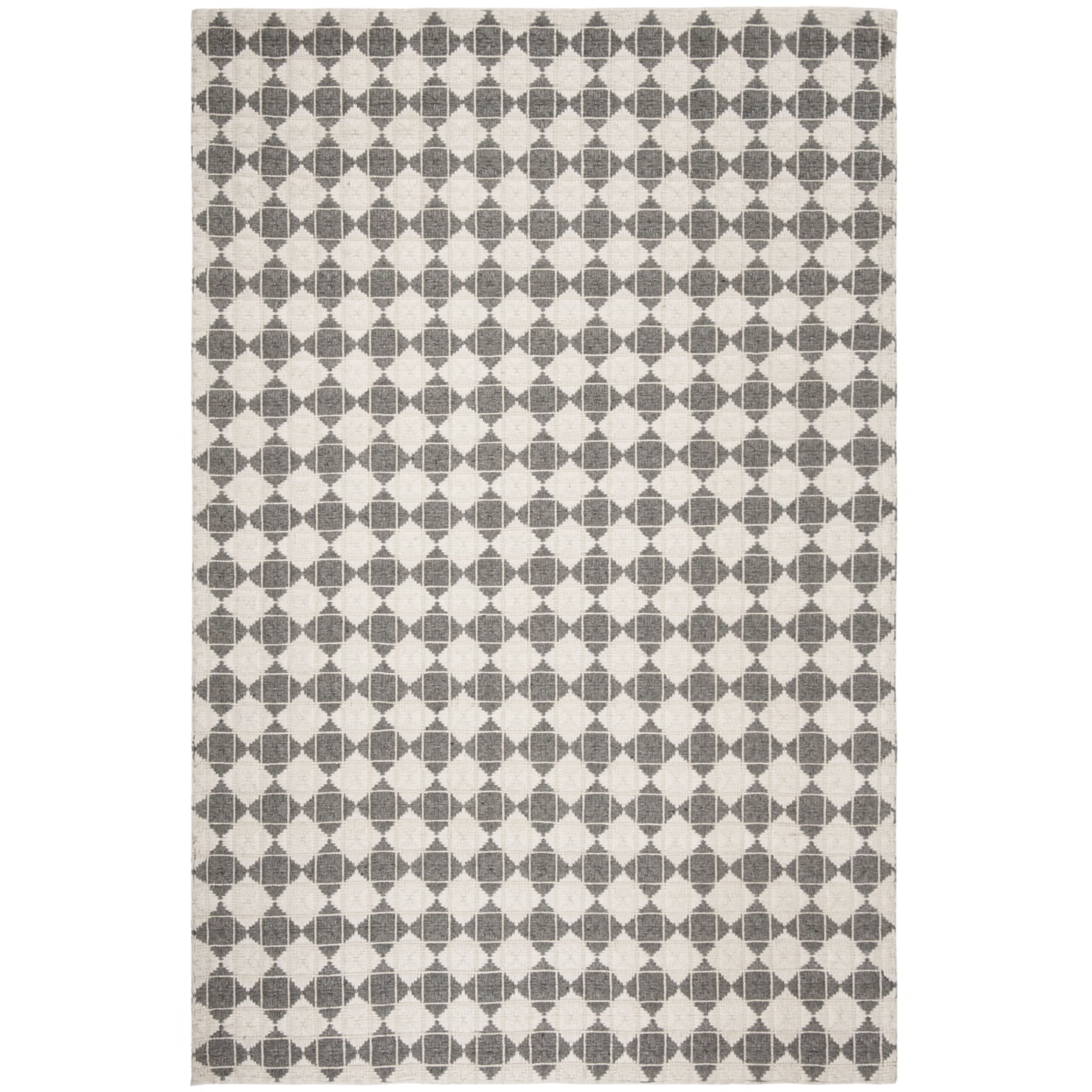 SAFAVIEH Natura Quincy Braided Geometric Area Rug, Grey/Ivory, 5' x 8'
