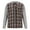 Z-Coffee#04, variant on ZHANGDER Hoodies for Men Flannel Hoodie Shirts Casual Button Down Plaid Shirt Long Sleeve Hooded with Pocket, White M