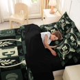 thumbnail image 5 of Erosebridal Vintage Beige Letter E 7-Piece Twin Bedding Sets,Boys Baseball Ball Game Bedding Comforter Set For Kids Men,Reversible black, 5 of 7