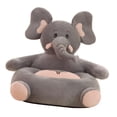 thumbnail image 1 of Niños Sofá De Cubierta De Asiento Forma Animal Sillón Cubierta Silla De Bolsa De Frijoles Para Niños Elefante, 1 of 2