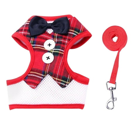 Dog Corset And Leash Set With Fancy Dress Bow Tie And Black Vest For Puppies And Dogs Pet Skirt DOPI
