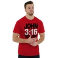 thumbnail image 5 of John 3:16 True Story Bible Verse Men's Graphic T Shirt Tees Brisco Brands S, 5 of 6