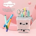thumbnail image 4 of Cute Standing Pencil Case For Kids, Pop Up Pencil Box Makeup Pouch, Stand Up Bubble Tea Pen Holder Organizer Cosmetics Bag, Kawaii Stationary (pi, 4 of 5