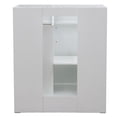 thumbnail image 5 of Bellaterra Home 400700-31-WH-GYR 31 in. Single Rectangle Sink Vanity with Granite Top, White & Gray, 5 of 28