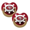 NFL McArthur San Francisco 49ers 2 Piece Pacifiers