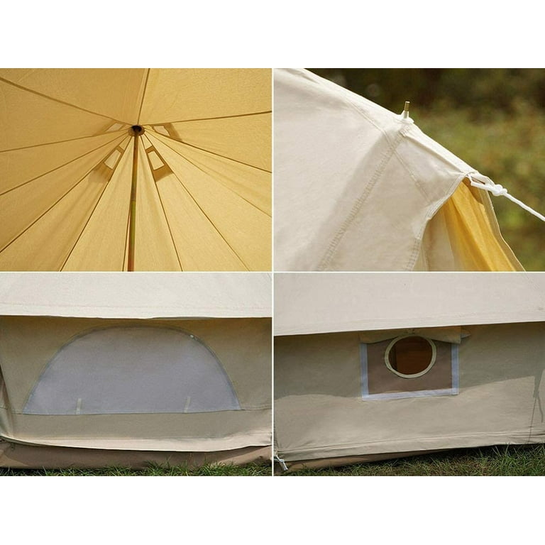 Outdoor Luxury Waterproof 5M/16.4 Oxford Bell Tent with
