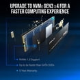 thumbnail image 4 of PNY CS1030 250GB M.2 NVMe PCIe Gen3 x4 Internal Solid State Drive (SSD) - M280CS1030-250-RB, 4 of 7