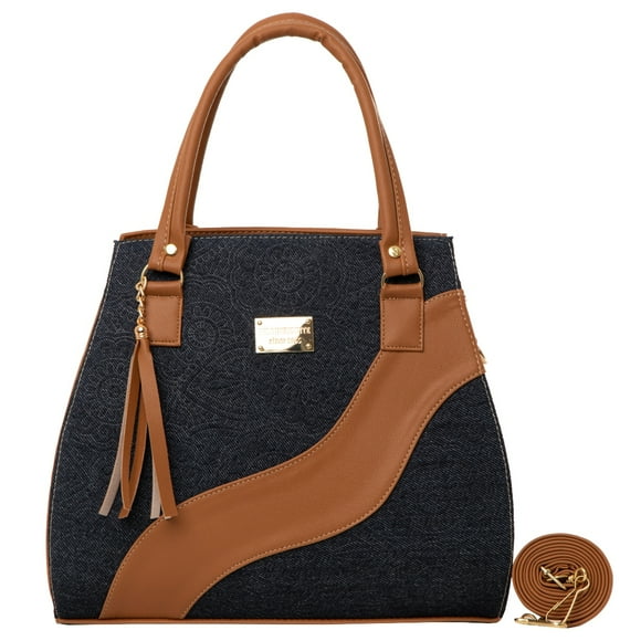 Bolso Mezclilla De Mujer FANA Hera Color Mezclilla 2 Bonita Es Tuya, M4007!!