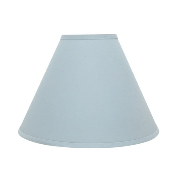 Aspen Creative 32267 Transitional Hardback Empire Shaped Spider Construction Lamp Shade in Light Blue, 16" wide (6" x 16" x 12")