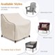 thumbnail image 3 of Fundas para muebles de patio para sillas, fundas para asientos profundos de salón al aire libre, impermeables, resistentes, se adaptan hasta 35 pulgadas de ancho x 38 pulgadas de profundidad x 31, 3 of 5