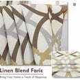 thumbnail image 3 of DriftAway Linen 100% Blackout Curtains for Bedroom Linen Look Room Darkening Curtain Draperies Thermal Insulated Grommet Textured 52 Inch by 84 Inch 2 Layers 2 Panels Alexander Brown, 3 of 5
