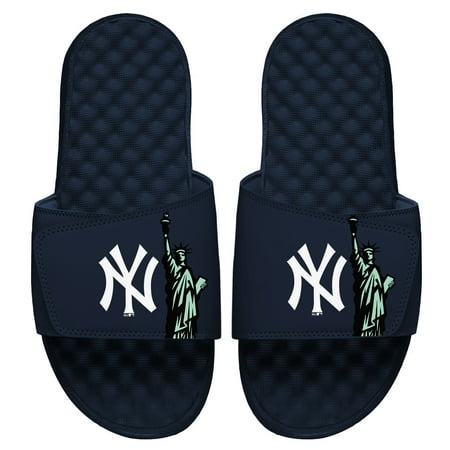 

Men s ISlide Navy New York Yankees Local City Patch Design Slide Sandals