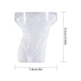 thumbnail image 3 of Langgg Human Body Mold DIY Crystal Epoxy Resin Candle Mould Body Silicone Mold Handicraft Tool, Male, Type 5, 3 of 7