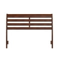 thumbnail image 4 of AFI Savannah Full Solid Wood Headboard with Attachable Charger, Walnut, 4 of 8