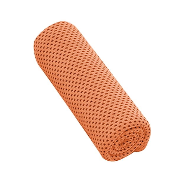 Toalla fría Zulema transpirable de enfriamiento para el cuello Naranja