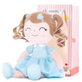 thumbnail image 2 of Gloveleya Baby Girl Gifts Plush Dolls Curly Hair Doll Soft Girls Toy Love Heart Light Blue Dress 16 Inches, 2 of 10
