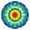 Rainbow Tie Dye, variant on Colorful Tie Dye Mandala Pattern Round Fitted Tablecloth with Elastic Edge,Dining Table Cover Waterproof,Outdoor Round Tablecloth for Camping,Dining,Indoor and Outdoor