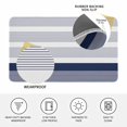 thumbnail image 3 of Navy Blue Stripe Door Mat Indoor Outdoor, Modern Rustic Horizontal Blue Striped Non Slip Welcome Mat with Rubber Backing, Absorbent Fabric Front Door Mats Entryway Rug for Home Patio Entrance 16"x24", 3 of 9