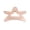 Light Orange, variant on Hair Claw Hollow Five-Pointed Star Shape Hair Clip Medium Size Back Head Shark Hair Claw Anti-slip Teeth Strong Grip Hair Accessory