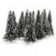 thumbnail image 2 of 10x Árbol Modelo Tren Paisaje Decor Nieve Cubre Festival 12cm, 2 of 9