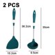 thumbnail image 2 of Juego de utensilios de cocina de acero inoxidable y silicona de 2 piezas, utensilios de cocina de silicona, a prueba de calor, 2 of 5