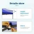 thumbnail image 5 of 10x10 Pop up Canopy Tent for Outside, Waterproof Canopy Tents for Beach with UV Protection Outdoor Party Tent Canopy Straight Leg Shade Canopy, Blue, 5 of 7