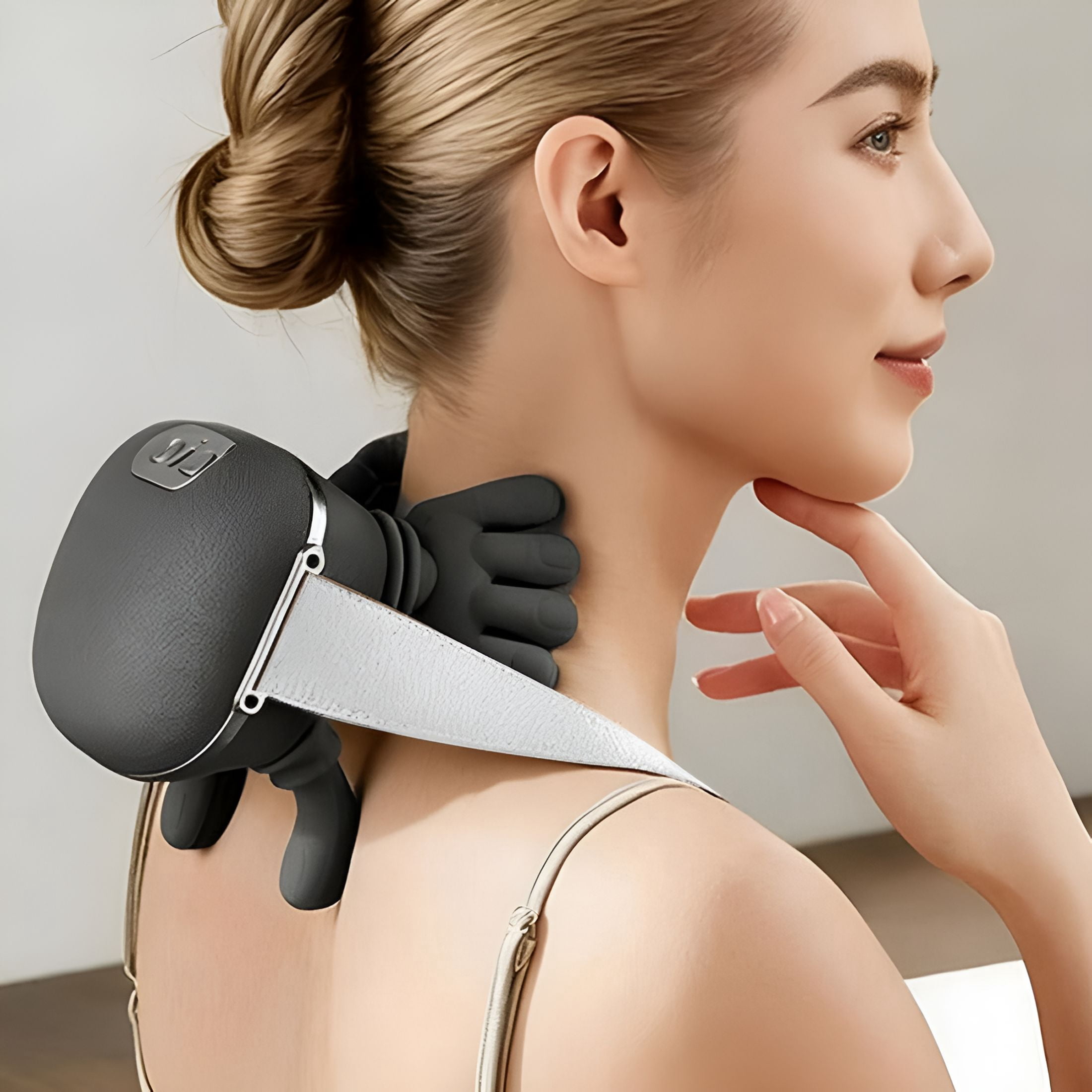OITY Neck and Shoulder Massager, with Heat Electric Shoulder & Cervical Massage for Pain Relief, Deep Tissue Massage Heated for Neck, Back, Shoulder
