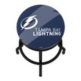 thumbnail image 5 of Trademark Gameroom Tampa Bay Lightning Logo Black Ribbed Barstool, 5 of 5