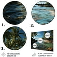 thumbnail image 3 of Designart "Seashore Tropical Haven" Nautical & Beach Metal Wall Art, 3 of 5