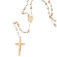 thumbnail image 4 of Rosario Catolico Maria Almudena San Benito Oro Laminado 18k, 4 of 5