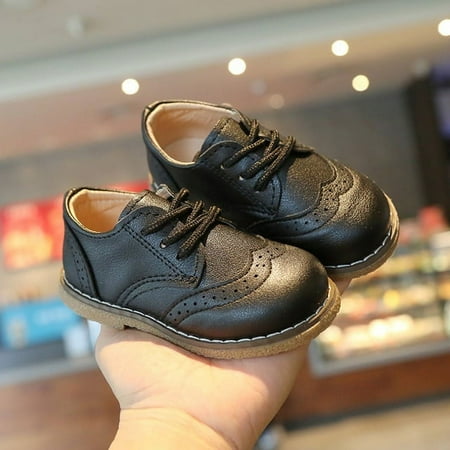 

Kids Shoes for Girl 2021 New Sneakers Baby Boy Girl Leather Shoes British Style Rubber Sole Baby Shoes Children s Dress Shoes