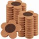 thumbnail image 1 of wonima44 20 Pack 4 Inch Cork Flower Shape Coasters, 2/5“ Thick Absorbent Coaster for Drinks, Natural Cup Coasters Bulk, Cork Plant Coaster Decorative for Hot & Cold Drink, Office, Home, 1 of 1