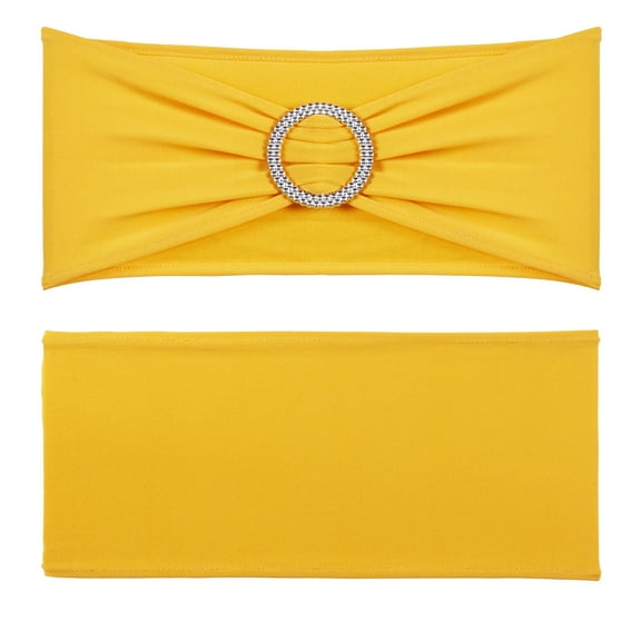 KFFKFF Elastic Chair Coverings, Chair Dressings with Circular Clasp, Flexible Chair Straps, Suitable for Nuptials, Festive Occasions, Formal Gatherings, Social Events Chair Embellishment
