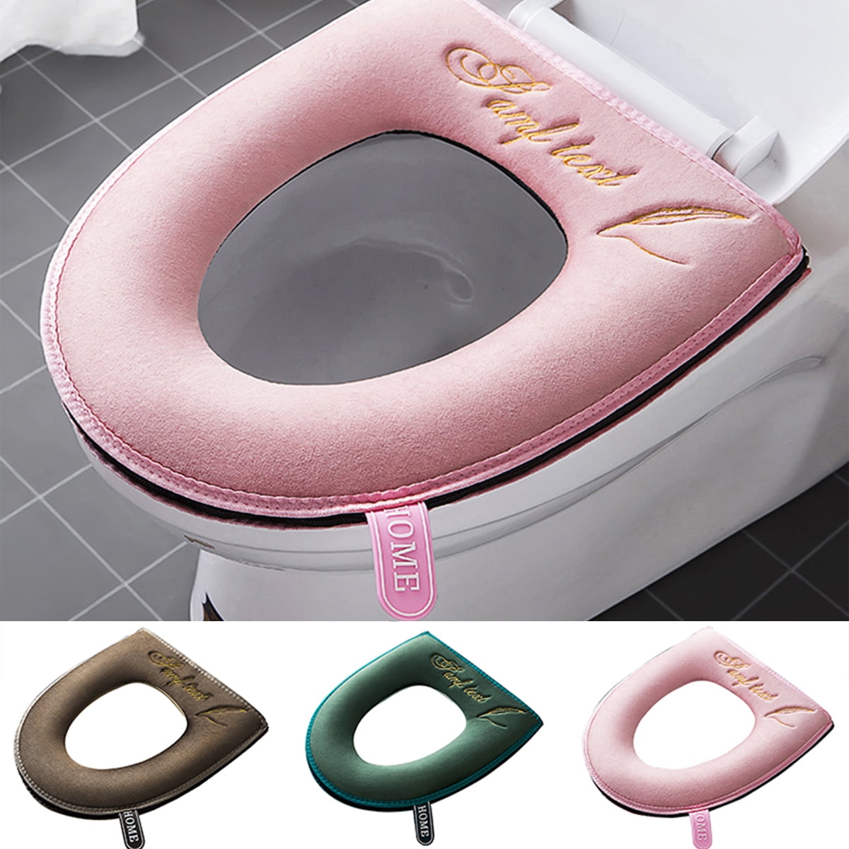 Travelwant Bathroom Soft Toilet Seat Cover Pad Toilet Seat Cushion