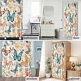 thumbnail image 6 of Watercolor Spring Fabric Shower Curtain Colorful Butterfly Washable Shower Curtains for Bathroom, Waterproof Bath Curtain with Hooks Home Decor 36x72in, 6 of 8